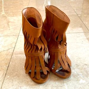 Suede Maison Martin Margiela sandals